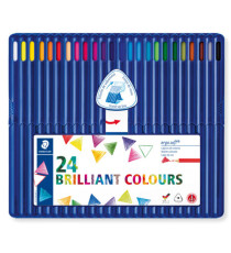 Matite colorate Ergo Soft - diametro mina 3 mm - colori assortiti - Staedtler - astuccio 24 pezzi Matite colorate Ergo Soft - diametro mina 3 mm - colori assortiti - Staedtler - astuccio 24 pezzi