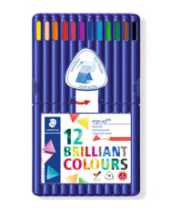 Matite colorate Ergosoft - triangolari - colori assortiti - Staedtler - astuccio 12 pezzi