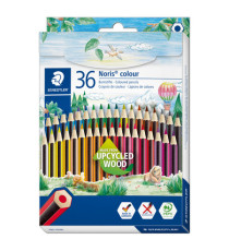 Matite colorate Noris Colour - in Wopex - colori assortiti - Staedtler - astuccio 36 pezzi Matite colorate Noris Colour - in Wopex - colori assortiti - Staedtler - astuccio 36 pezzi