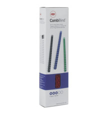 Dorsi spirale - 21 anelli - 12 mm - nero - GBC - conf. 100 pezzi