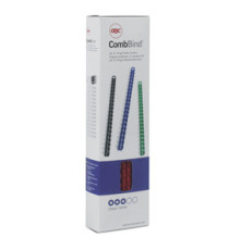 Dorsi spirale - 21 anelli - 14 mm - rosso - GBC - conf. 100 pezzi Dorsi spirale - 21 anelli - 14 mm - rosso - GBC - conf. 100 pezzi