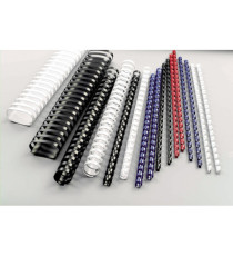 Dorsi spirale - 21 anelli - 16 mm - blu - GBC - scatola 100 pezzi Dorsi spirale - 21 anelli - 16 mm - blu - GBC - scatola 100 pezzi