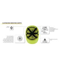Elmetto da cantiere Diamond VI Wind - giallo - Deltaplus Elmetto da cantiere Diamond VI Wind - giallo - Deltaplus
