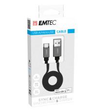 Emtec - Cavo USB-A to Micro-USB T700 - ECCHAT700MB Emtec - Cavo USB-A to Micro-USB T700 - ECCHAT700MB
