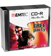 Emtec - CD-R - ECOC801052SL - 80min/700mb