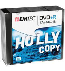 Emtec - DVD+R - registrabile - ECOVPR471016SL - 4,7GB - conf. 10 pz