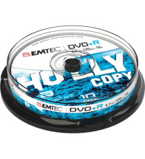 Emtec - DVD+R - registrabile, 4,7GB, 16x spindle - conf. 10 pz
