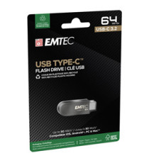 Emtec - Memoria Type C - C280 - 64GB - ECMMD64GC283 Emtec - Memoria Type C - C280 - 64GB - ECMMD64GC283