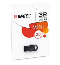 Emtec - Memoria Usb 2.0 - Nero - ECMMD32GD252 - 32GB Emtec - Memoria Usb 2.0 - Nero - ECMMD32GD252 - 32GB