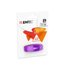 Emtec - Memoria Usb 2.0 - viola - ECMMD8GC410 - 8GB