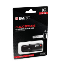 Emtec - Memoria USB B120 Click&Secure - ECMMD16GB123 - 16 GB Emtec - Memoria USB B120 Click&Secure - ECMMD16GB123 - 16 GB