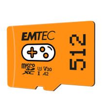 Emtec - MSD Gaming UHS-I U3 V30 A2 - Arancione - 512GB - ECMSDM512GXCU3G Emtec - MSD Gaming UHS-I U3 V30 A2 - Arancione - 512GB - ECMSDM512GXCU3G