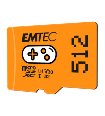 Emtec - MSD Gaming UHS-I U3 V30 A2 - Arancione - 512GB - ECMSDM512GXCU3G Emtec - MSD Gaming UHS-I U3 V30 A2 - Arancione - 512GB - ECMSDM512GXCU3G