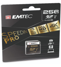 Emtec - SD Speedin USH-1 U3 - ECMSD256GXC10SP - 256GB Emtec - SD Speedin USH-1 U3 - ECMSD256GXC10SP - 256GB