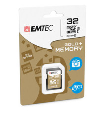 Emtec - SDHC Class 10 Gold + - ECMSD32GHC10GP - 32GB Emtec - SDHC Class 10 Gold + - ECMSD32GHC10GP - 32GB