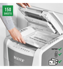Distruggidocumenti Autofeed 150 P4 IQ - a frammenti - Leitz Distruggidocumenti Autofeed 150 P4 IQ - a frammenti - Leitz