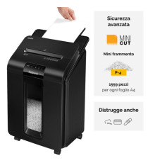 Distruggidocumenti automatico 100M - a mini frammenti - Fellowes Distruggidocumenti automatico 100M - a mini frammenti - Fellowes