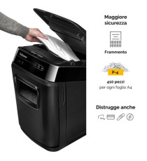 Distruggidocumenti AutoMax 150C - a frammenti - 32L - Fellowes Distruggidocumenti AutoMax 150C - a frammenti - 32L - Fellowes