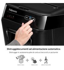 Distruggidocumenti AutoMax 200C - a frammenti - 32L - Fellowes Distruggidocumenti AutoMax 200C - a frammenti - 32L - Fellowes