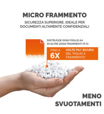 Distruggidocumenti Automax 600m - a microframmenti - 83lt - Fellowes Distruggidocumenti Automax 600m - a microframmenti - 83lt - Fellowes