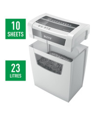 Distruggidocumenti Home Office P4 - taglio a frammenti 4x28 mm - Leitz IQ Distruggidocumenti Home Office P4 - taglio a frammenti 4x28 mm - Leitz IQ