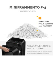 Distruggidocumenti LX 200 - a frammenti - Fellowes Distruggidocumenti LX 200 - a frammenti - Fellowes