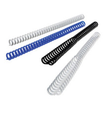 Dorsi ClickBind per rilegatura - 8 mm - ghiaccio - Ibico - scatola 50 pezzi Dorsi ClickBind per rilegatura - 8 mm - ghiaccio - Ibico - scatola 50 pezzi