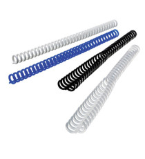 Dorsi ClickBind per rilegatura - 8 mm - ghiaccio - Ibico - scatola 50 pezzi Dorsi ClickBind per rilegatura - 8 mm - ghiaccio - Ibico - scatola 50 pezzi