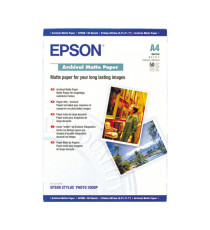 Epson - Archival Matte Paper - A4 - 50 Fogli - C13S041342 Epson - Archival Matte Paper - A4 - 50 Fogli - C13S041342