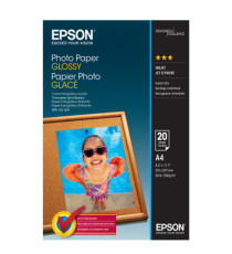 Epson - Photo Paper Glossy - A4 - 20 Fogli - C13S042538 Epson - Photo Paper Glossy - A4 - 20 Fogli - C13S042538