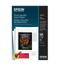 Epson - Photo Quality Inkjet Paper - A4 - 100 Fogli - C13S041061 Epson - Photo Quality Inkjet Paper - A4 - 100 Fogli - C13S041061