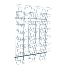 Espositore da parete - metallo - 21 tasche A4 - Alba
