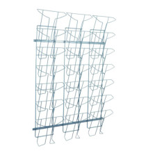 Espositore da parete - metallo - 21 tasche A4 - Alba