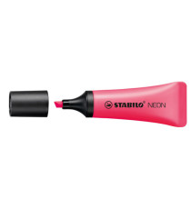 Evidenziatore stabilo Neon - punta a scalpello - tratto da 2,0-5,0mm - colore fucsia - Stabilo Evidenziatore stabilo Neon - punta a scalpello - tratto da 2,0-5,0mm - colore fucsia - Stabilo