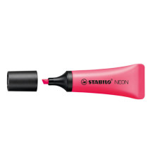 Evidenziatore stabilo Neon - punta a scalpello - tratto da 2,0-5,0mm - colore fucsia - Stabilo Evidenziatore stabilo Neon - punta a scalpello - tratto da 2,0-5,0mm - colore fucsia - Stabilo