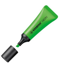 Evidenziatore stabilo Neon - punta a scalpello - tratto da 2,0-5,0mm - colore verde - Stabilo