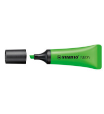 Evidenziatore stabilo Neon - punta a scalpello - tratto da 2,0-5,0mm - colore verde - Stabilo