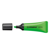 Evidenziatore stabilo Neon - punta a scalpello - tratto da 2,0-5,0mm - colore verde - Stabilo