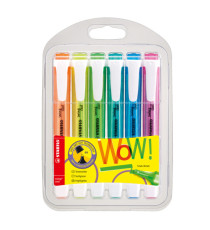 Evidenziatore Swing Cool Fluo - colori assortiti - Stabilo - conf. 6 pezzi
