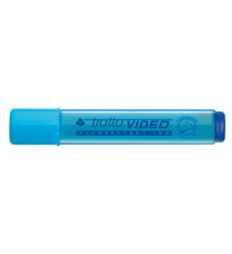 Evidenziatore Tratto Video  - punta a scalpello - tratto da 1,0mm-5,0mm - azzurro - Tratto Evidenziatore Tratto Video  - punta a scalpello - tratto da 1,0mm-5,0mm - azzurro - Tratto