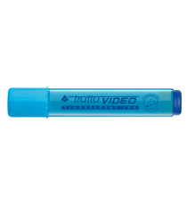 Evidenziatore Tratto Video  - punta a scalpello - tratto da 1,0mm-5,0mm - azzurro - Tratto Evidenziatore Tratto Video  - punta a scalpello - tratto da 1,0mm-5,0mm - azzurro - Tratto
