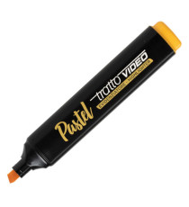 Evidenziatore Video Pastel - punta a scalpello - tratto da 1 - 5 mm - colori assortiti - Tratto - astuccio 4 pezzi
