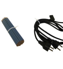 Fascette - 10 x 0,25 mm - nylon - bianco - Viva - conf. 100 pezzi