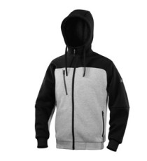 Felpa Borgo - con cappuccio - taglia M - grigio/nero - Deltaplus Felpa Borgo - con cappuccio - taglia M - grigio/nero - Deltaplus