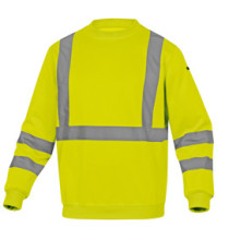 Felpa sportiva Astral - alta visibilità - tg. M - giallo fluo - Deltaplus Felpa sportiva Astral - alta visibilità - tg. M - giallo fluo - Deltaplus