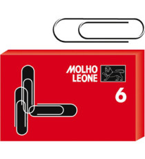 Fermagli zincati - n. 6 - 5,7 cm - Molho Leone - conf. 100 pezzi Fermagli zincati - n. 6 - 5,7 cm - Molho Leone - conf. 100 pezzi