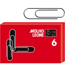 Fermagli zincati - n. 6 - 5,7 cm - Molho Leone - conf. 100 pezzi Fermagli zincati - n. 6 - 5,7 cm - Molho Leone - conf. 100 pezzi