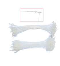 Fili manuali di sicurezza - 22,5 cm - trasparente - Lebez - conf. 1000 pezzi Fili manuali di sicurezza - 22,5 cm - trasparente - Lebez - conf. 1000 pezzi