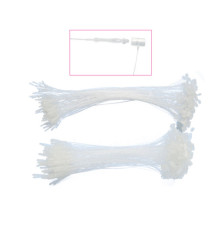 Fili manuali di sicurezza - 22,5 cm - trasparente - Lebez - conf. 1000 pezzi