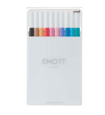 Fineliner Emott - tratto 0.4 mm - colori assortiti soft pastel - Uni Mitsubishi - conf. 10 pezzi Fineliner Emott - tratto 0.4 mm - colori assortiti soft pastel - Uni Mitsubishi - conf. 10 pezzi